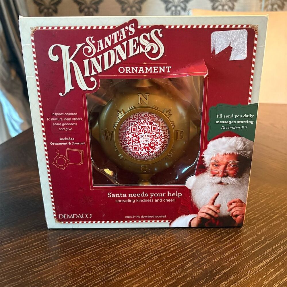 DEMDACO Santa's Kindness Ornament & Journal Set Christmas Holiday Gift